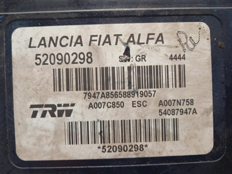 Recambio de abs para fiat 500 l (330) mirror referencia OEM IAM 52090298 A007C850 54087947A