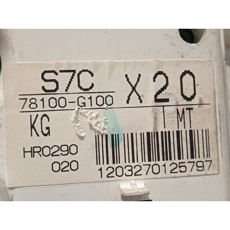 Recambio de cuadro instrumentos para honda stream (rn1/3) 2.0i es referencia OEM IAM 78100G100X20  