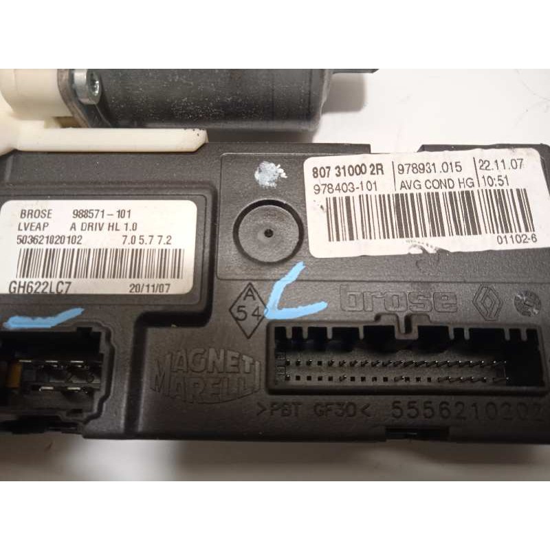 Recambio de elevalunas delantero izquierdo para renault laguna iii 1.5 dci diesel referencia OEM IAM 807010002R  