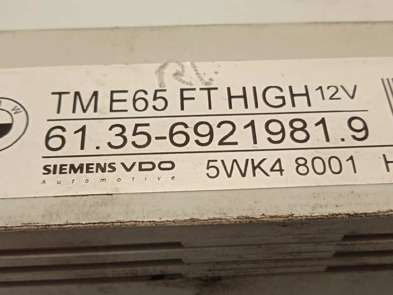 Recambio de centralita confort para bmw serie 7 (e65/e66) 745i referencia OEM IAM 61356921981  