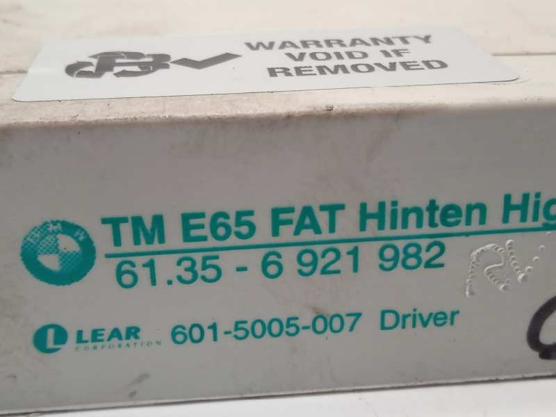 Recambio de centralita confort para bmw serie 7 (e65/e66) 745i referencia OEM IAM 61356921982  