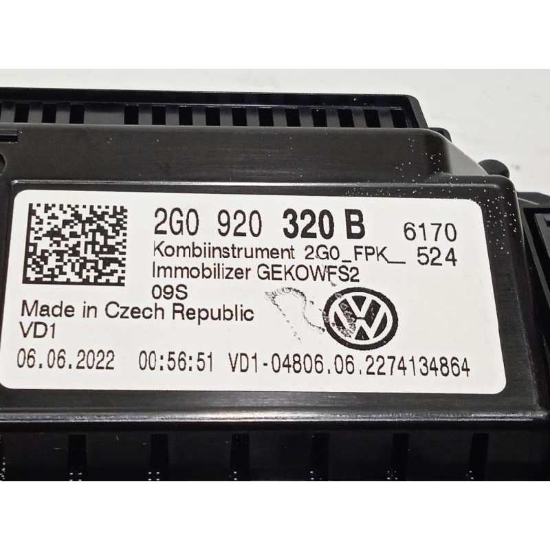 Recambio de cuadro instrumentos para volkswagen t-cross sport referencia OEM IAM 2G0920320B  