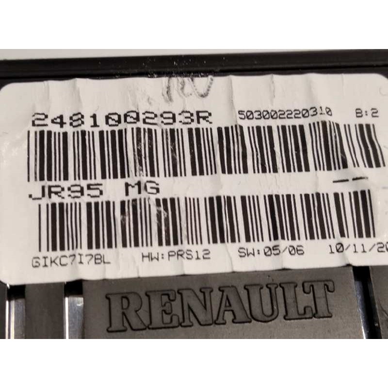 Recambio de cuadro instrumentos para renault scenic iii emotion referencia OEM IAM 248100293R  