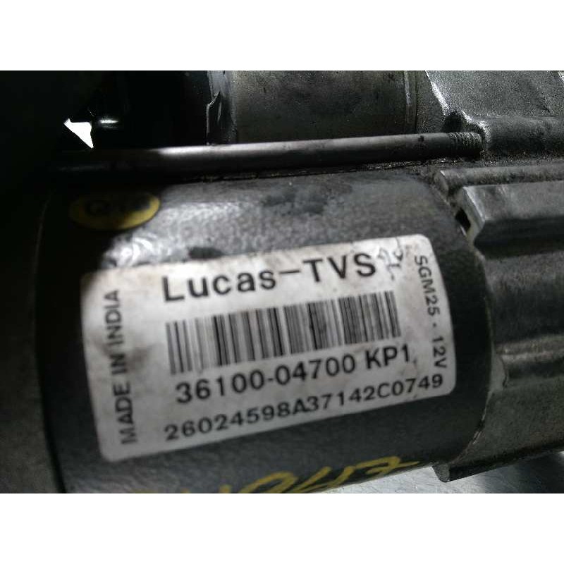 Recambio de motor arranque para hyundai i10 1.0 cat referencia OEM IAM 3610004700  