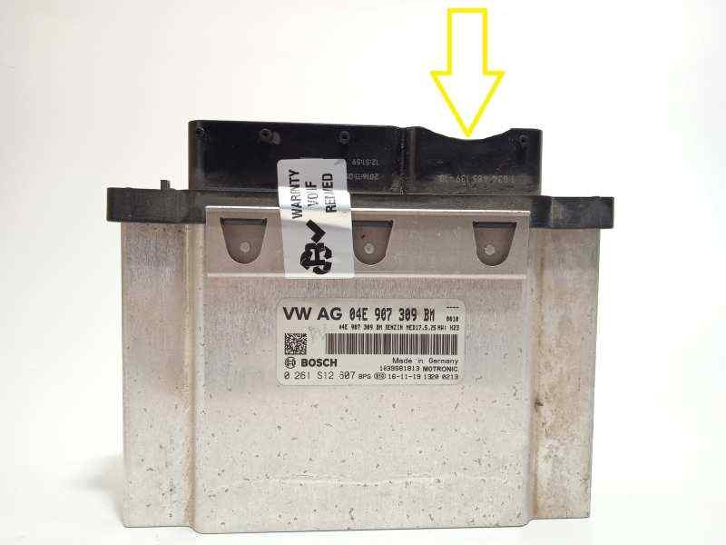 Recambio de centralita motor uce para skoda yeti 1.2 tsi referencia OEM IAM 04E907309BM  0261S12607