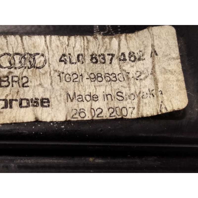 Recambio de elevalunas delantero derecho para audi q7 (4l) 3.0 tdi referencia OEM IAM 4L0837462A  4L0959802B