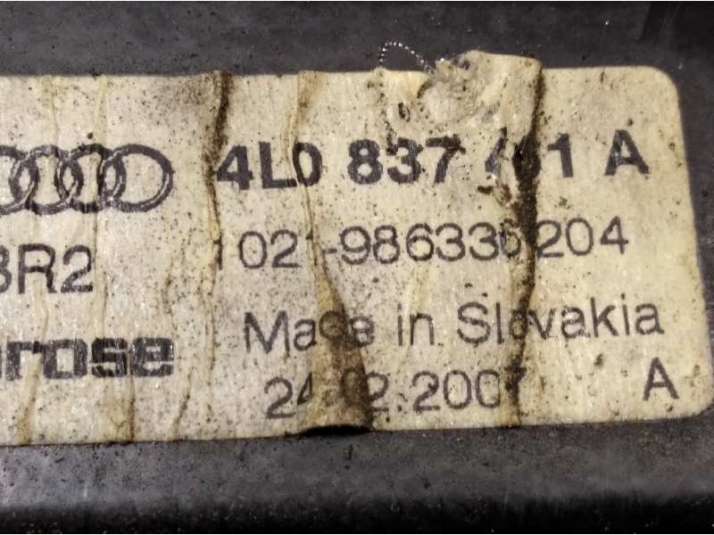 Recambio de elevalunas delantero izquierdo para audi q7 (4l) 3.0 tdi referencia OEM IAM 4L0837461A  4L0959801B