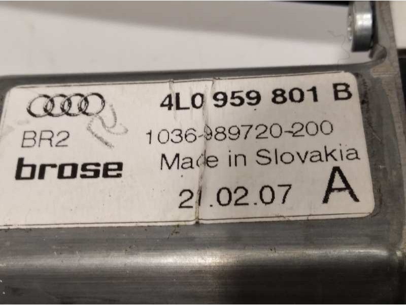 Recambio de elevalunas delantero izquierdo para audi q7 (4l) 3.0 tdi referencia OEM IAM 4L0837461A  4L0959801B