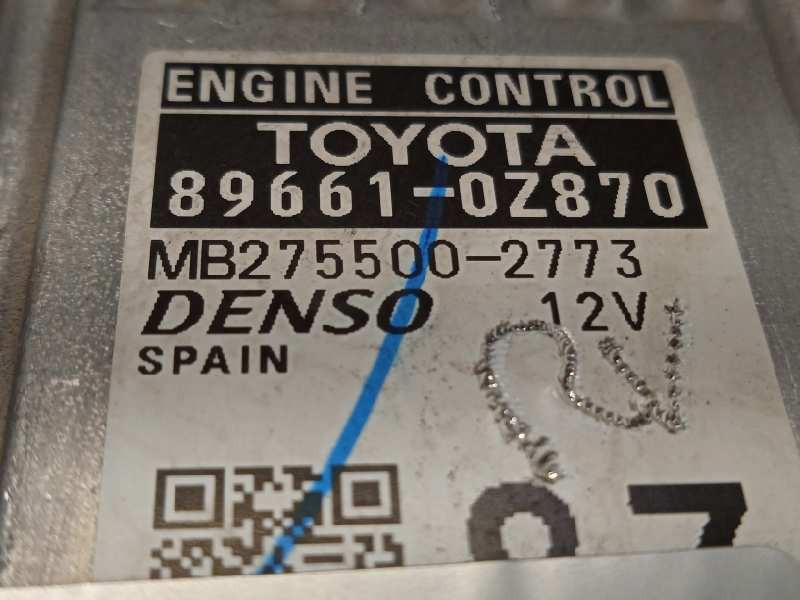 Recambio de centralita motor uce para toyota auris active referencia OEM IAM 896610Z870 2755002773 MB2755002773