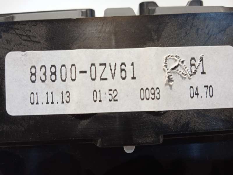 Recambio de cuadro instrumentos para toyota auris active referencia OEM IAM 838000ZV61  