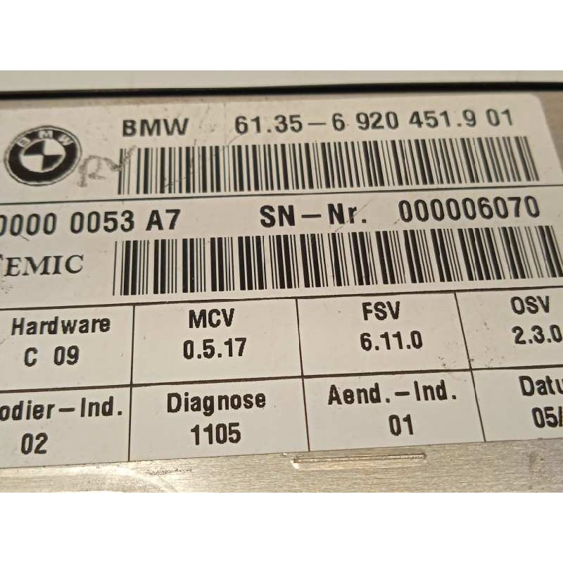 Recambio de modulo electronico para bmw serie 7 (e65/e66) 745i referencia OEM IAM 61356920451  