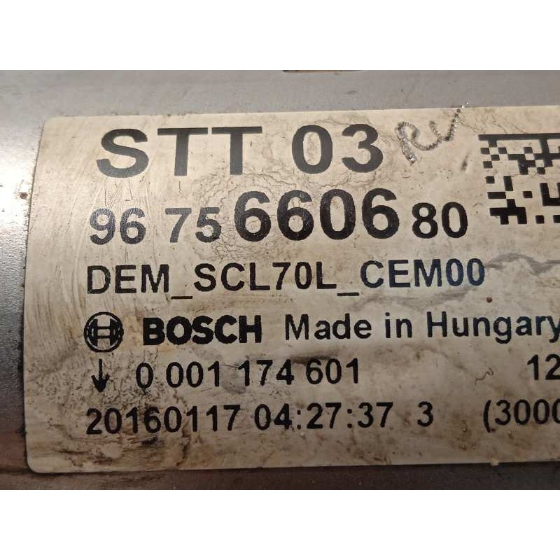 Recambio de motor arranque para peugeot 308 access referencia OEM IAM 9675660680  0001174601