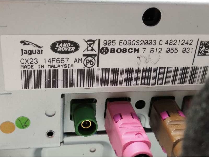 Recambio de pantalla multifuncion para jaguar xf 2.2 diesel referencia OEM IAM CX2314F667AM  7612055031