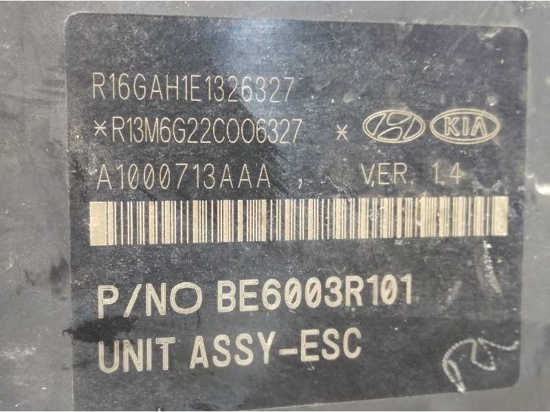 Recambio de abs para hyundai tucson tecno 4wd referencia OEM IAM 58920D7101 BE6003R101 80BH6013R101