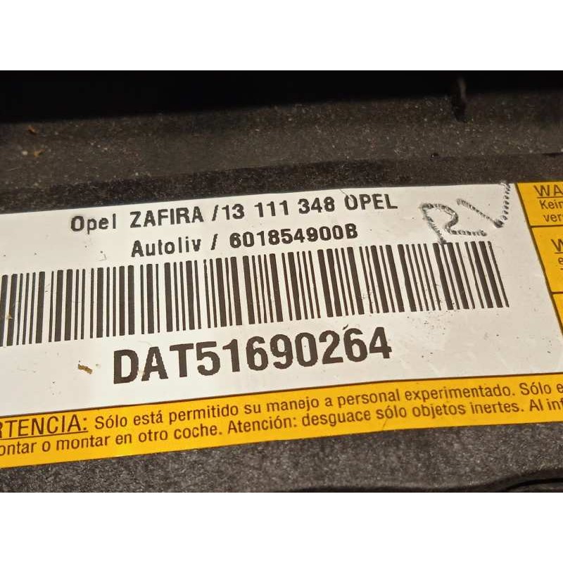 Recambio de airbag delantero izquierdo para opel zafira b 1.9 cdti referencia OEM IAM 13111348  