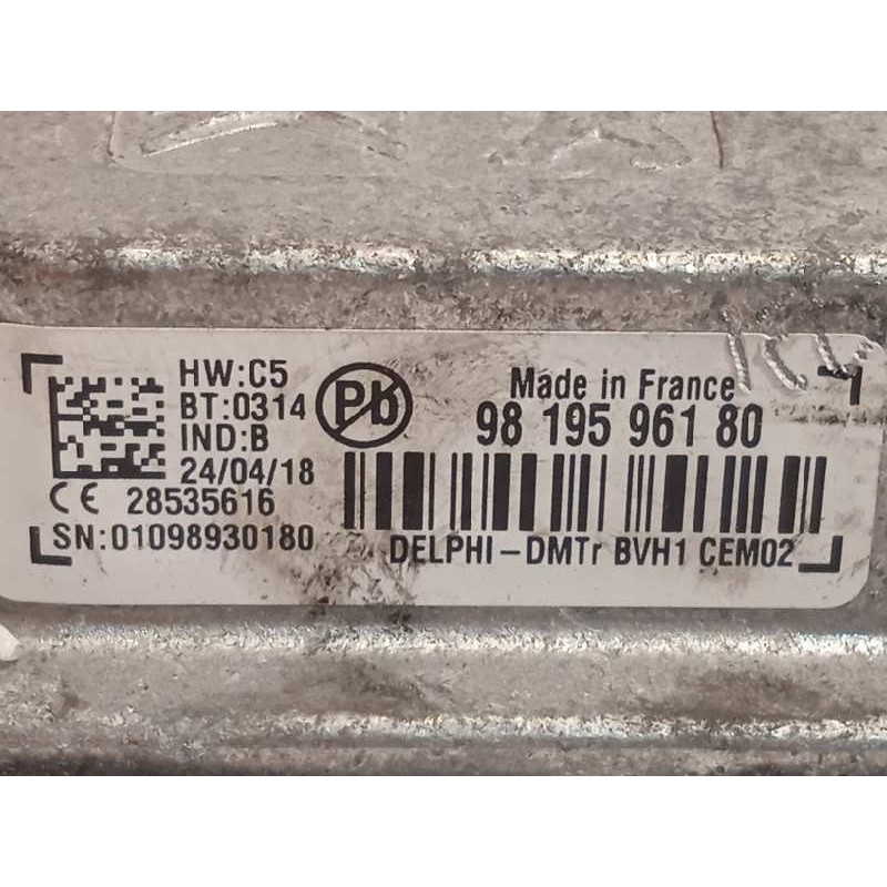 Recambio de modulo electronico para citroën c3 1.5 blue-hdi fap referencia OEM IAM 9819596180  