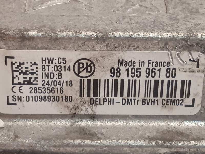 Recambio de modulo electronico para citroën c3 1.5 blue-hdi fap referencia OEM IAM 9819596180  