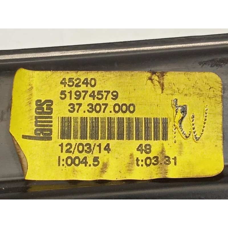 Recambio de elevalunas delantero derecho para lancia ypsilon (402) 1.3 jtd 16v referencia OEM IAM 51974579  