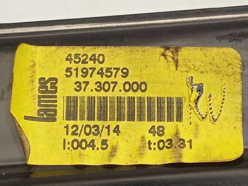 Recambio de elevalunas delantero derecho para lancia ypsilon (402) 1.3 jtd 16v referencia OEM IAM 51974579  