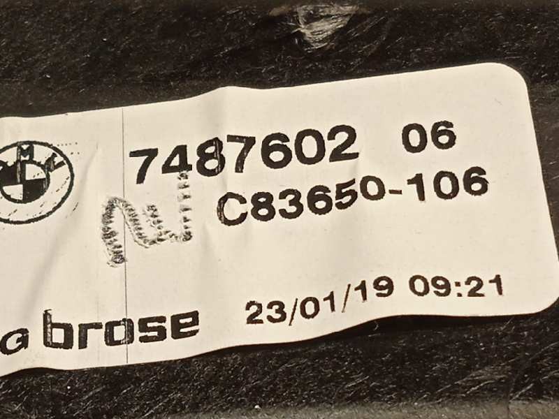 Recambio de elevalunas trasero derecho para bmw serie x3 (g01) xdrive20d referencia OEM IAM 7487602 51357498150 7455084