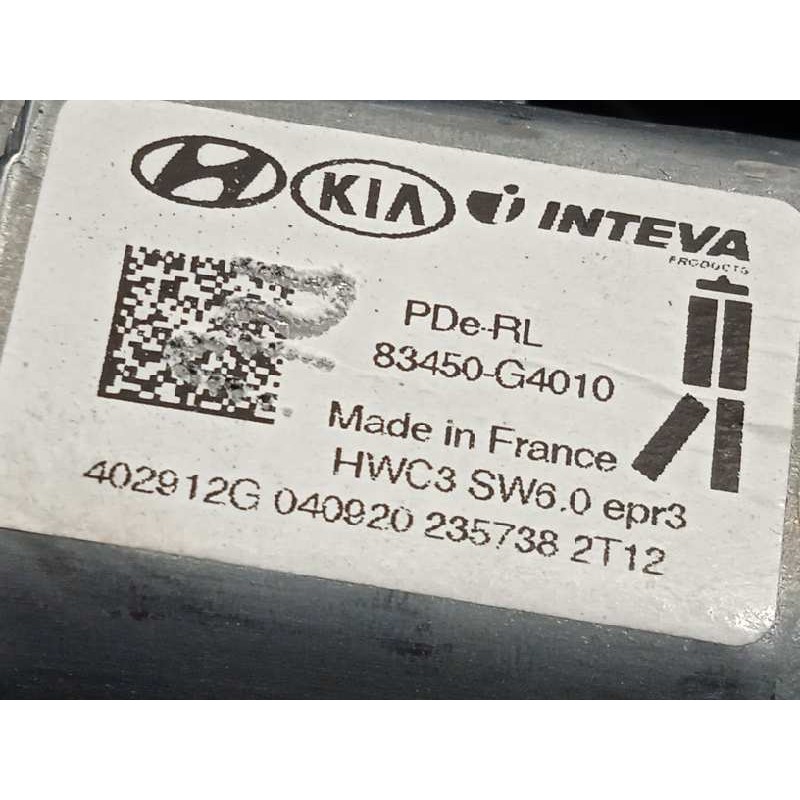Recambio de elevalunas trasero izquierdo para hyundai i30 (pd) 1.0 tgdi cat referencia OEM IAM 83470G4030 83471G4000 83450G4010