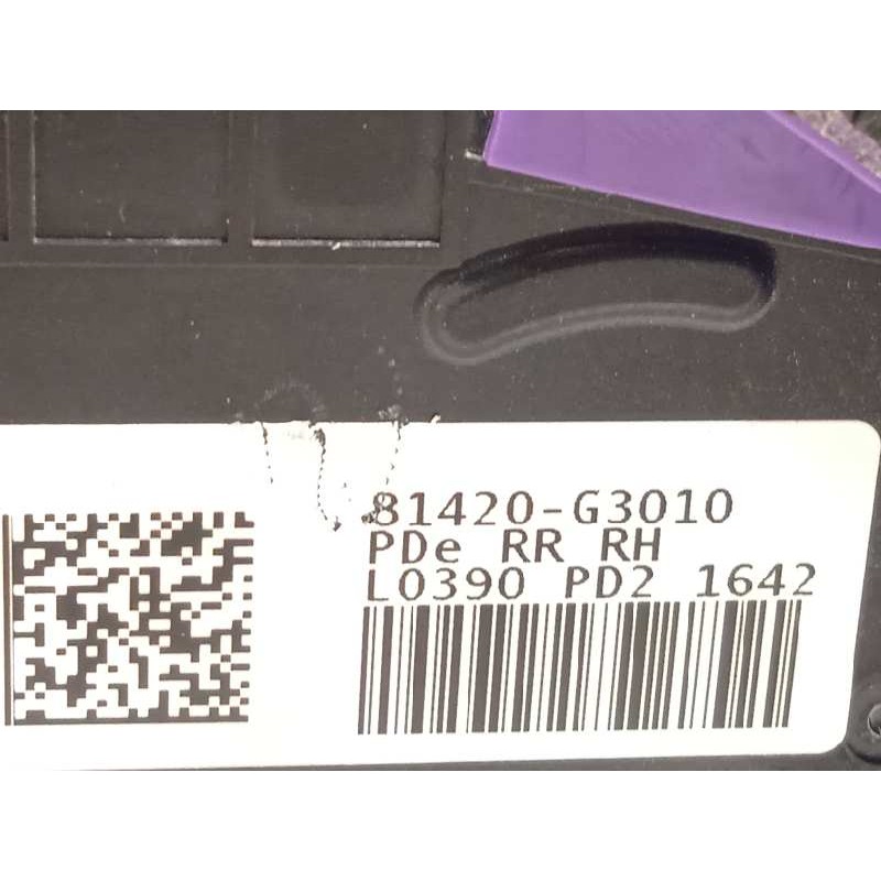 Recambio de cerradura puerta trasera derecha para hyundai i30 (pd) 1.0 tgdi cat referencia OEM IAM 81420G3010  