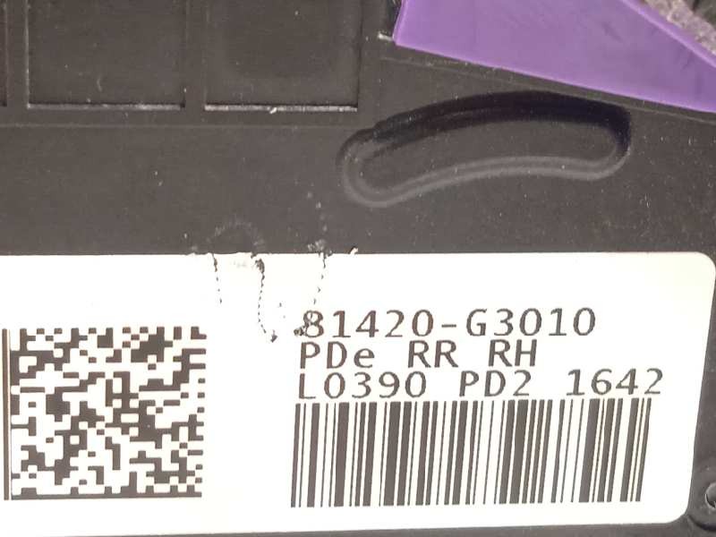 Recambio de cerradura puerta trasera derecha para hyundai i30 (pd) 1.0 tgdi cat referencia OEM IAM 81420G3010  