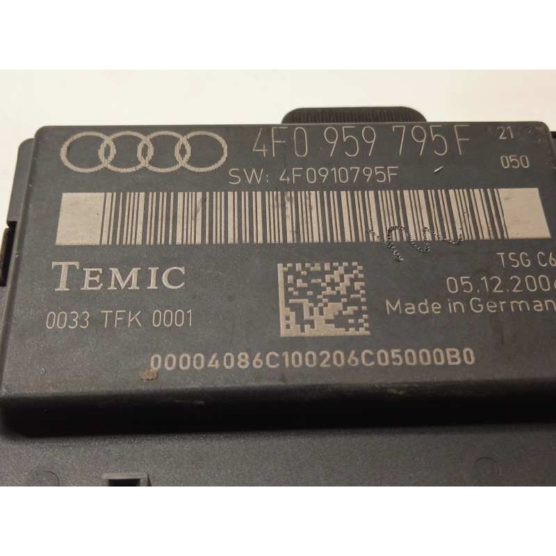 Recambio de centralita confort para audi a6 berlina (4f2) 2.0 tdi referencia OEM IAM 4F0959795F  