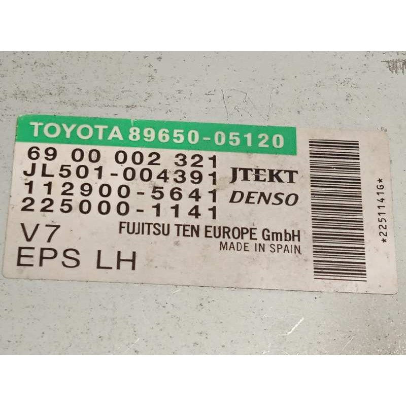 Recambio de centralita direccion para toyota avensis (t27) executive referencia OEM IAM 8965005120 6900002321 2250001141