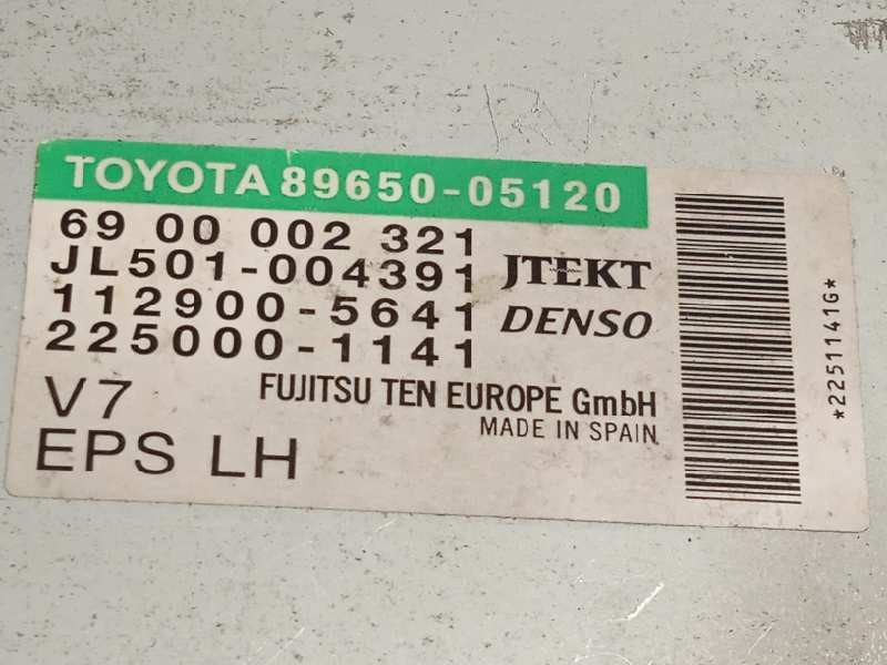 Recambio de centralita direccion para toyota avensis (t27) executive referencia OEM IAM 8965005120 6900002321 2250001141