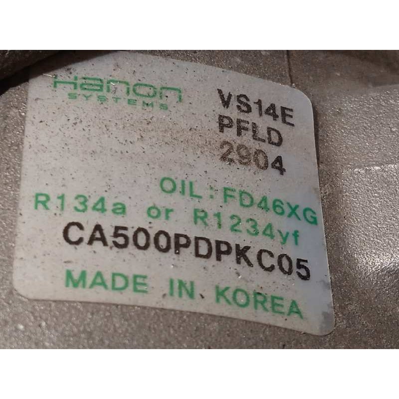 Recambio de compresor aire acondicionado para hyundai i30 (pd) 1.0 tgdi cat referencia OEM IAM 97701G4700  