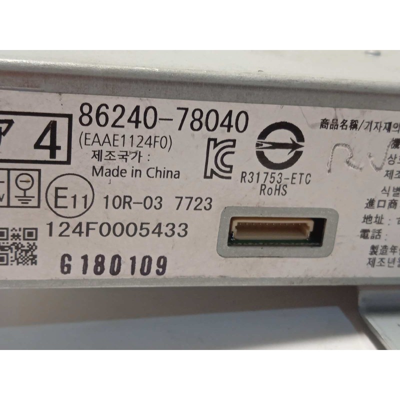 Recambio de modulo electronico para lexus nx 300h 4wd referencia OEM IAM 8624078040  