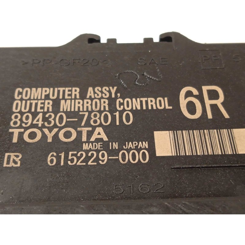 Recambio de centralita confort para lexus nx 300h 4wd referencia OEM IAM 8943078010  