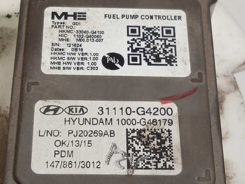 Recambio de bomba combustible para hyundai i30 (pd) 1.0 tgdi cat referencia OEM IAM 31110G4200  33040G4100