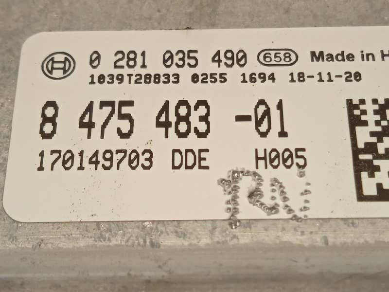 Recambio de centralita motor uce para bmw serie x3 (g01) xdrive20d referencia OEM IAM 8475483 13618598154 0281035490