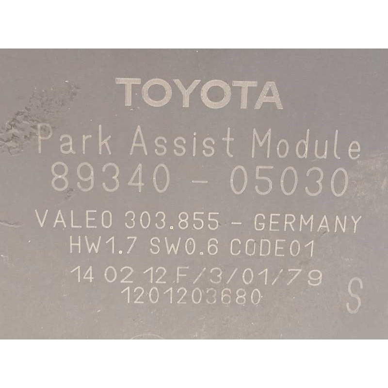 Recambio de modulo electronico para toyota avensis (t27) executive referencia OEM IAM 8934005030  