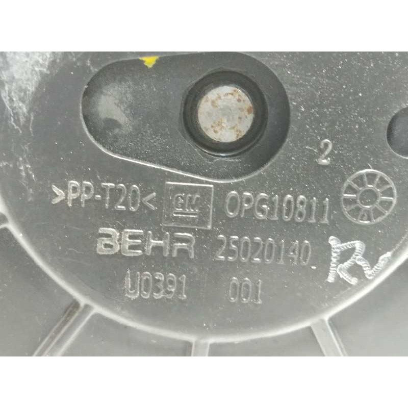 Recambio de motor calefaccion para opel astra j lim. cosmo referencia OEM IAM 25020140  13276230