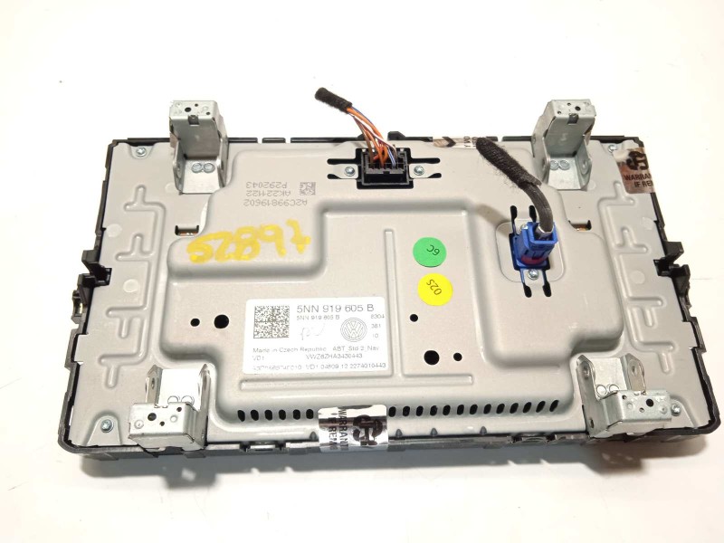 Recambio de pantalla multifuncion para volkswagen t-roc 1.0 tsi referencia OEM IAM 5NN919605B  