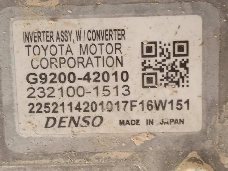 Recambio de convertidor potencia para toyota rav 4 advance hybrid referencia OEM IAM G920042010  G92A042040