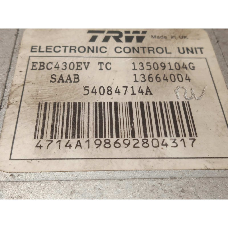 Recambio de abs para saab 9-3 berlina 1.9 tid cat referencia OEM IAM 12801328 13664004 13509104G