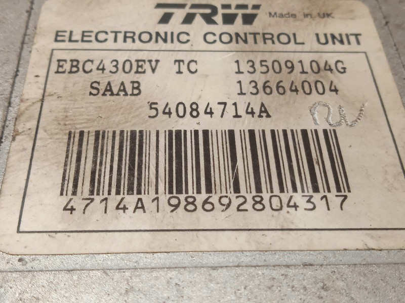 Recambio de abs para saab 9-3 berlina 1.9 tid cat referencia OEM IAM 12801328 13664004 13509104G