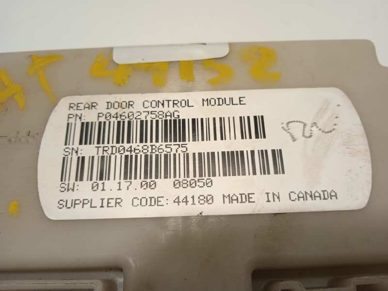 Recambio de centralita confort para chrysler grand voyager 2.8 crd cat referencia OEM IAM P04602758AG  