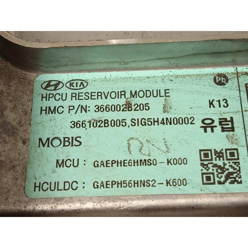 Recambio de convertidor potencia para hyundai ioniq hybrid referencia OEM IAM 366002B205  