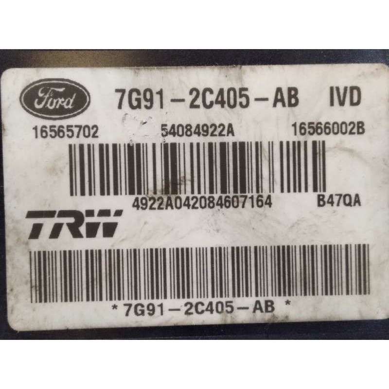 Recambio de abs para ford mondeo sportbreak (ca2) trend referencia OEM IAM 7G912C405AB 16565702 54084922A