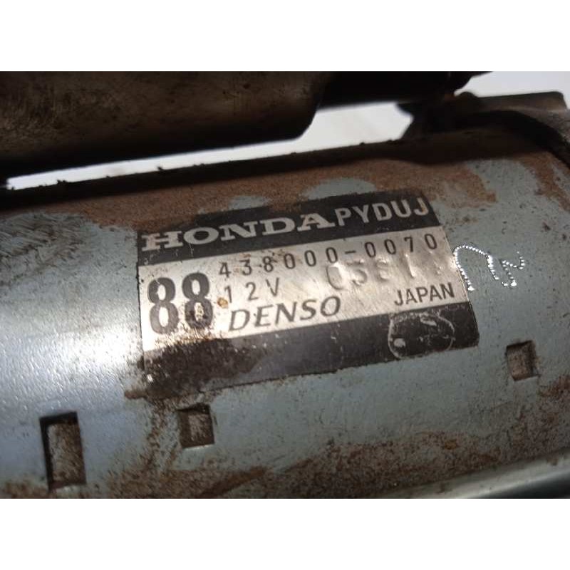 Recambio de motor arranque para honda cr-v 1.6 dtec cat referencia OEM IAM 4380000070  PYDUJ
