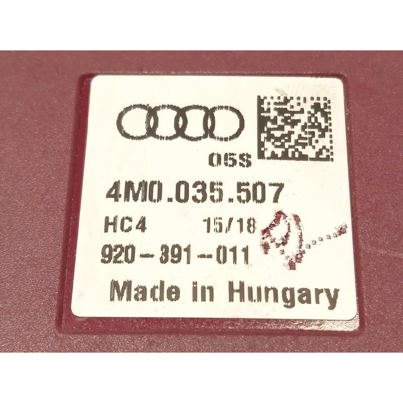 Recambio de antena para audi a8 (4n2/4n8) 50 tdi quattro referencia OEM IAM 4M0035507  