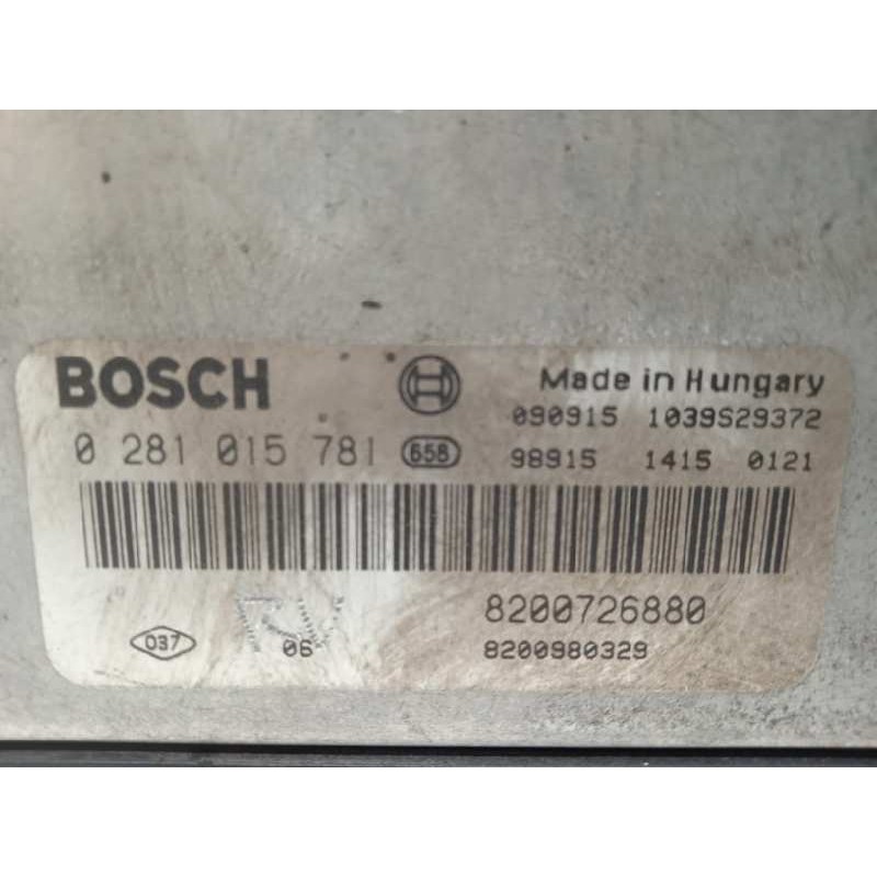 Recambio de centralita motor uce para renault laguna iii 2.0 dci diesel cat referencia OEM IAM 8200726880  0281015781