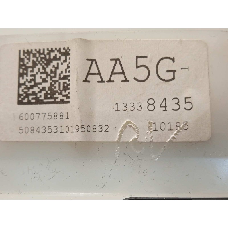 Recambio de cuadro instrumentos para opel astra j lim. sport referencia OEM IAM 13338435  600775881