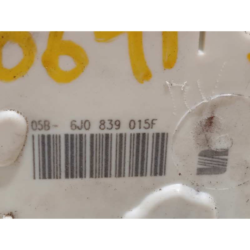 Recambio de cerradura puerta trasera izquierda para seat ibiza (6p1) 1.0 tsi referencia OEM IAM 6J0839015F  