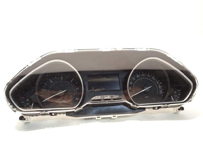 Recambio de cuadro instrumentos para peugeot 208 1.6 blue-hdi fap referencia OEM IAM 9825986680  
